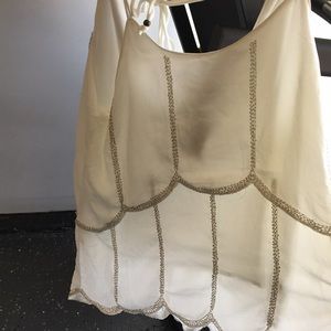 White top with layers